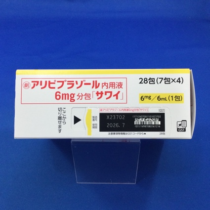 アリピプラゾール内用液６ｍｇ分包「サワイ」