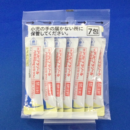 アリピプラゾール内用液６ｍｇ分包「サワイ」