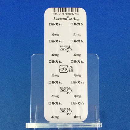 ロルカム錠４ｍｇ