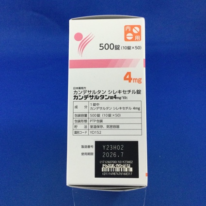カンデサルタン錠４ｍｇ「ＹＤ」