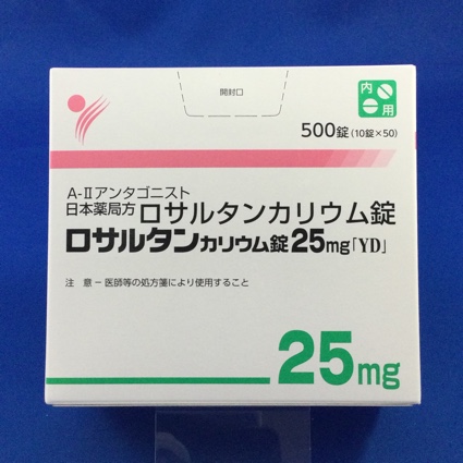 ロサルタンカリウム錠25mg「YD」