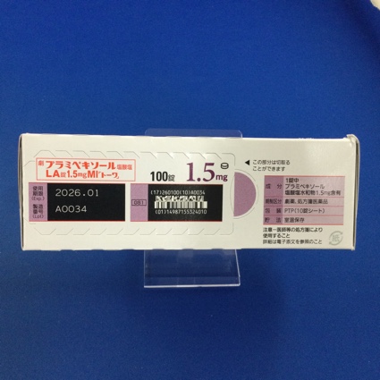 プラミペキソール塩酸塩ＬＡ錠１．５ｍｇＭＩ「トーワ」