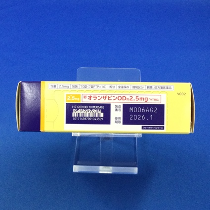 オランザピンＯＤ錠２．５ｍｇ「ＶＴＲＳ」