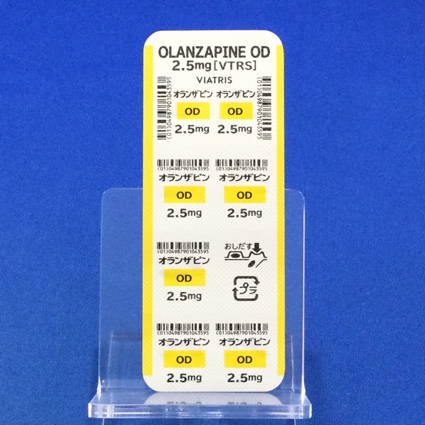 オランザピンＯＤ錠２．５ｍｇ「ＶＴＲＳ」