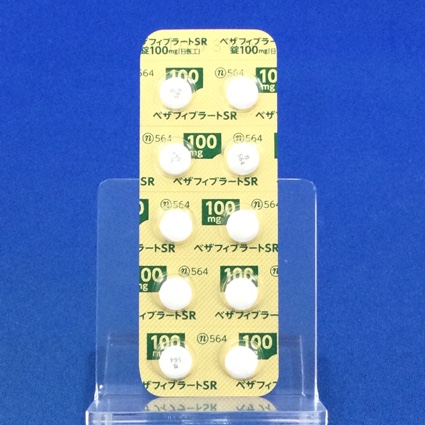 ベザフィブラートＳＲ錠１００ｍｇ「日医工」