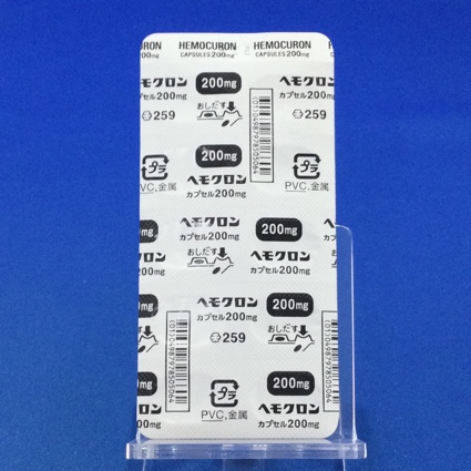 ヘモクロンカプセル２００ｍｇ