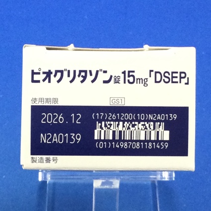 ピオグリタゾン錠１５ｍｇ「ＤＳＥＰ」