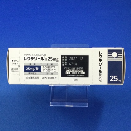 レクチゾール錠２５ｍｇ