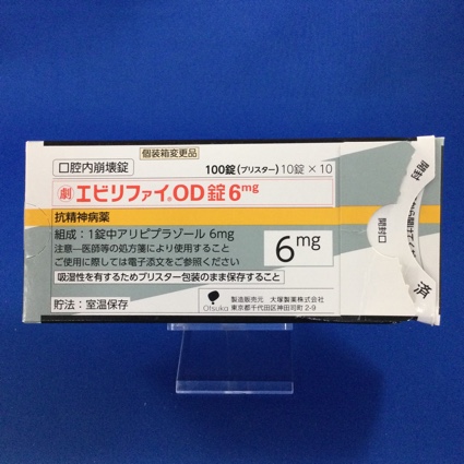 エビリファイＯＤ錠６ｍｇ