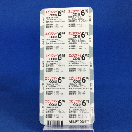エビリファイＯＤ錠６ｍｇ