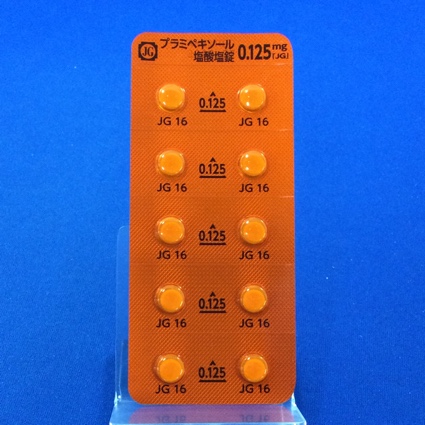 プラミペキソール塩酸塩錠０．１２５ｍｇ「ＪＧ」