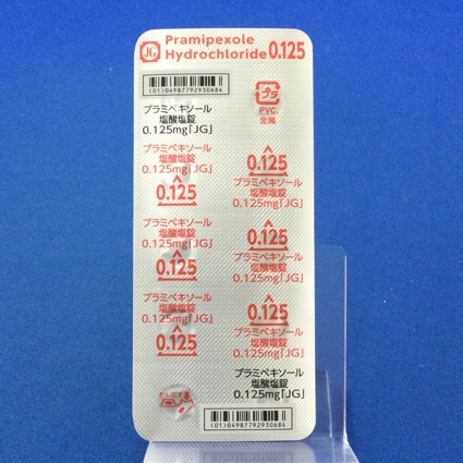 プラミペキソール塩酸塩錠０．１２５ｍｇ「ＪＧ」