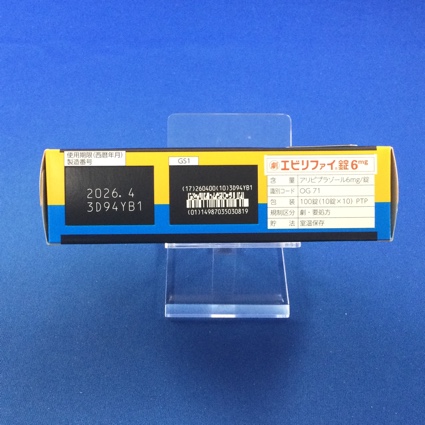 エビリファイ錠６ｍｇ