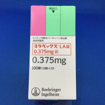 ミラペックスＬＡ錠０．３７５ｍｇ