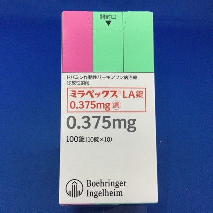 ミラペックスLA錠0.375mg