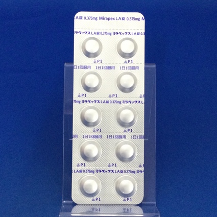 ミラペックスＬＡ錠０．３７５ｍｇ