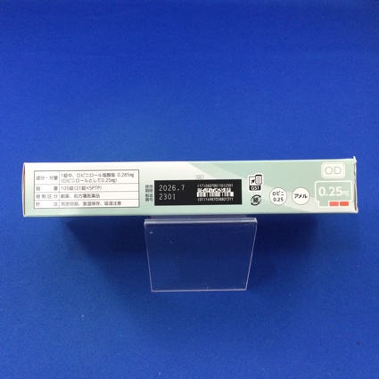 ロピニロールＯＤ錠０．２５ｍｇ「アメル」