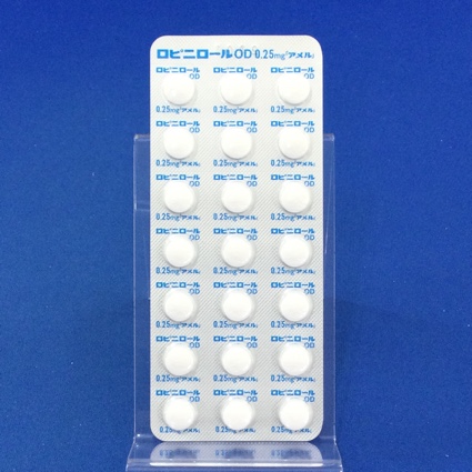ロピニロールＯＤ錠０．２５ｍｇ「アメル」