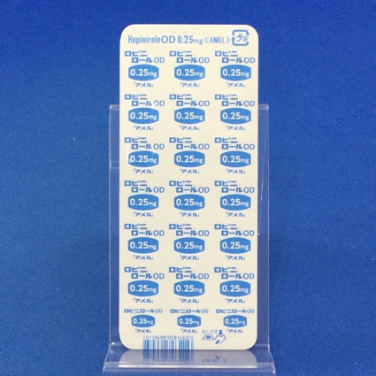 ロピニロールＯＤ錠０．２５ｍｇ「アメル」