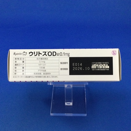 ウリトスＯＤ錠０．１ｍｇ