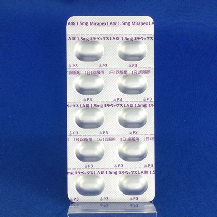ミラペックスＬＡ錠１．５ｍｇ