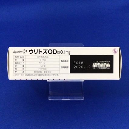 ウリトスＯＤ錠０．１ｍｇ