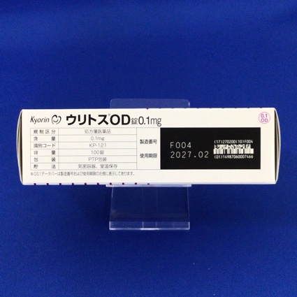 ウリトスＯＤ錠０．１ｍｇ