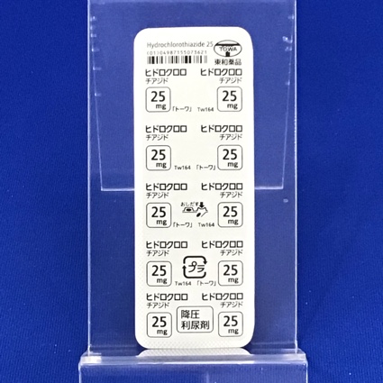 ヒドロクロロチアジド錠２５ｍｇ「トーワ」