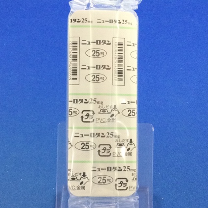 ニューロタン錠２５ｍｇ