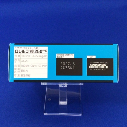 ロレルコ錠２５０ｍｇ
