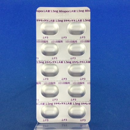 ミラペックスＬＡ錠１．５ｍｇ