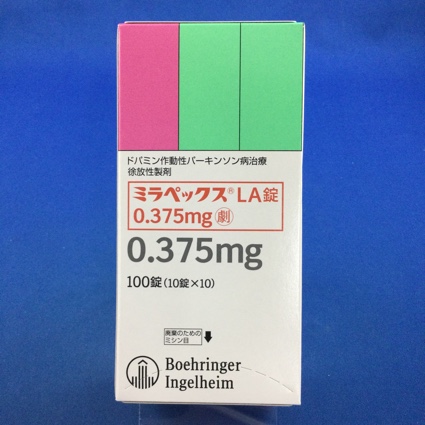 ミラペックスLA錠0.375mg