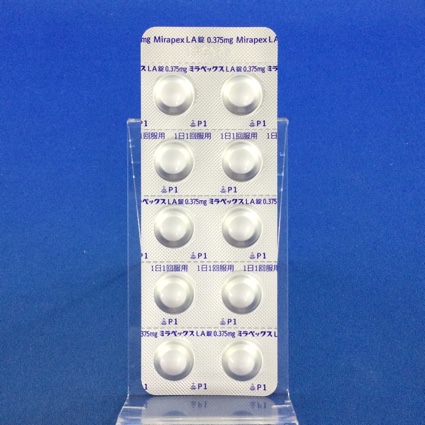 ミラペックスＬＡ錠０．３７５ｍｇ