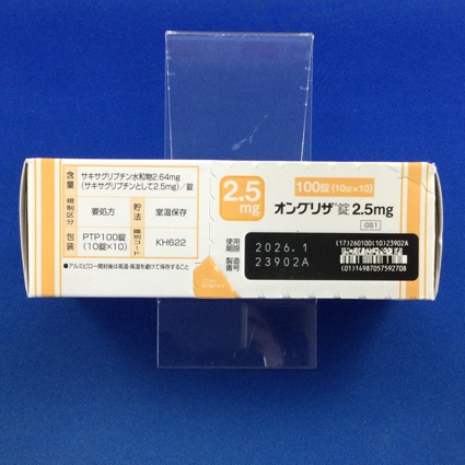 オングリザ錠２．５ｍｇ