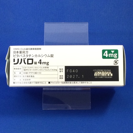 リバロ錠４ｍｇ