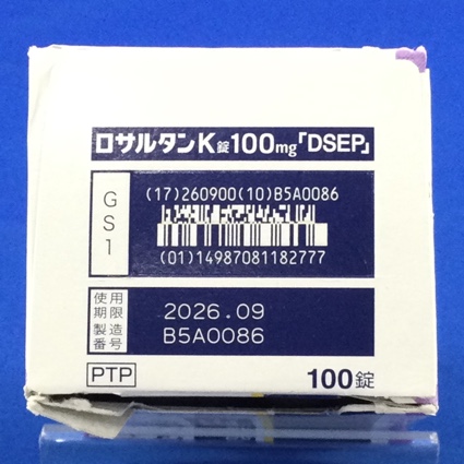 ロサルタンＫ錠１００ｍｇ「ＤＳＥＰ」
