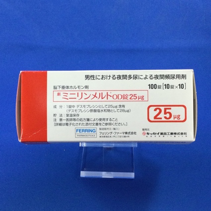 ミニリンメルトＯＤ錠２５μｇ