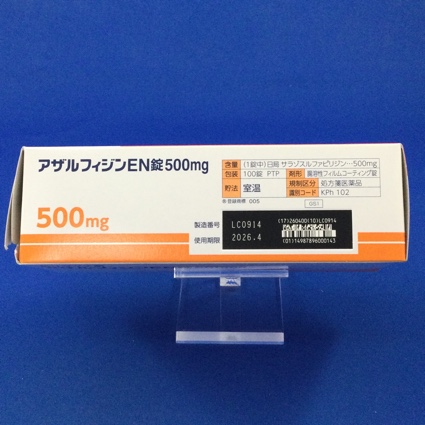 アザルフィジンＥＮ錠５００ｍｇ