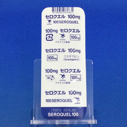 セロクエル１００ｍｇ錠