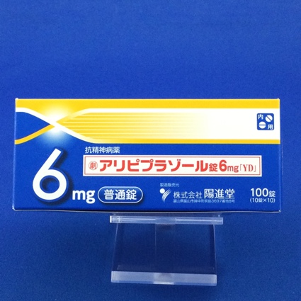 アリピプラゾール錠6mg「YD」