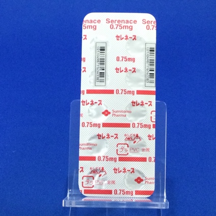 セレネース錠０．７５ｍｇ