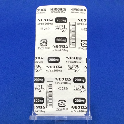 ヘモクロンカプセル２００ｍｇ