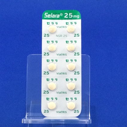 セララ錠２５ｍｇ
