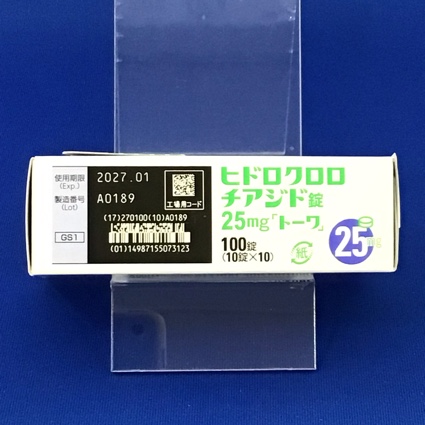 ヒドロクロロチアジド錠２５ｍｇ「トーワ」