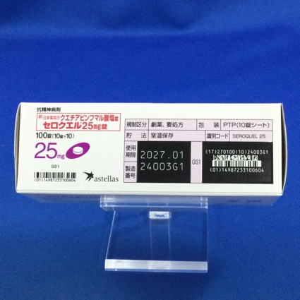セロクエル２５ｍｇ錠