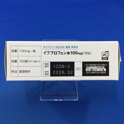 イブプロフェン錠１００ｍｇ「ＴＣＫ」