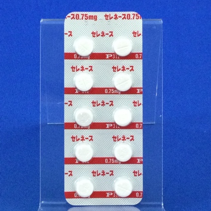 セレネース錠０．７５ｍｇ