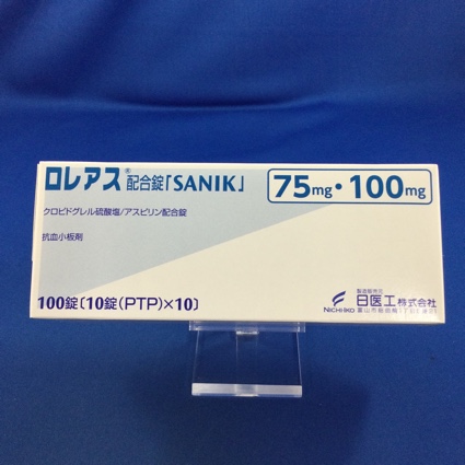 ロレアス配合錠「ＳＡＮＩＫ」