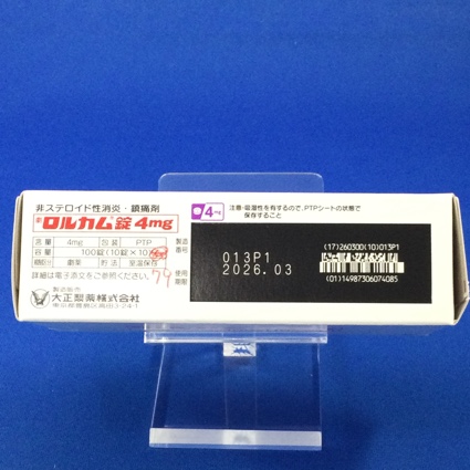 ロルカム錠４ｍｇ