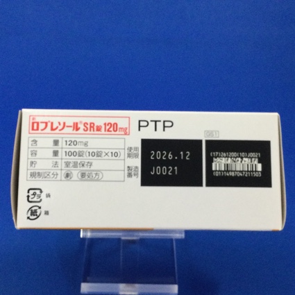 ロプレソールＳＲ錠１２０ｍｇ
